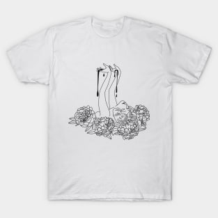 Bleeding Peonies 2 T-Shirt